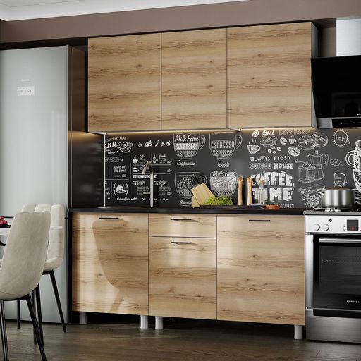 Кухонный гарнитур «Лаванда» (без столешницы)